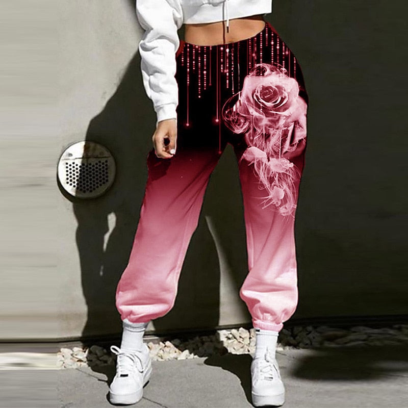 Glamorous Rose Track Pants - Multiple Colours (S-5XL)