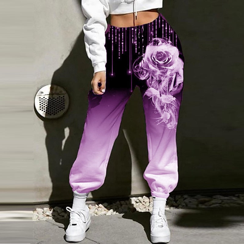 Glamorous Rose Track Pants - Multiple Colours (S-5XL)