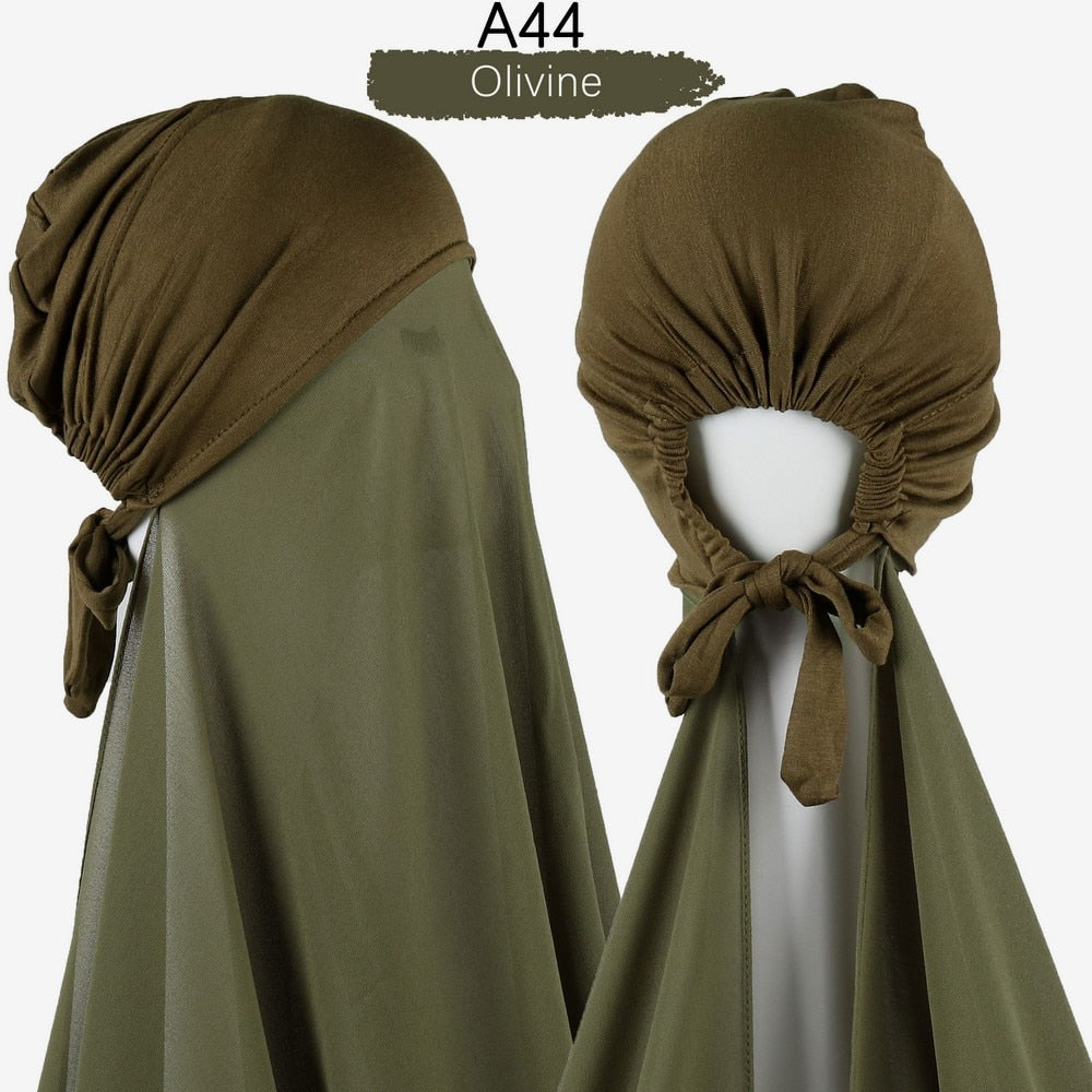 Iqra Joined Cap & Scarf
