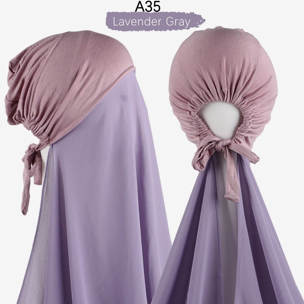 Iqra Joined Cap & Scarf