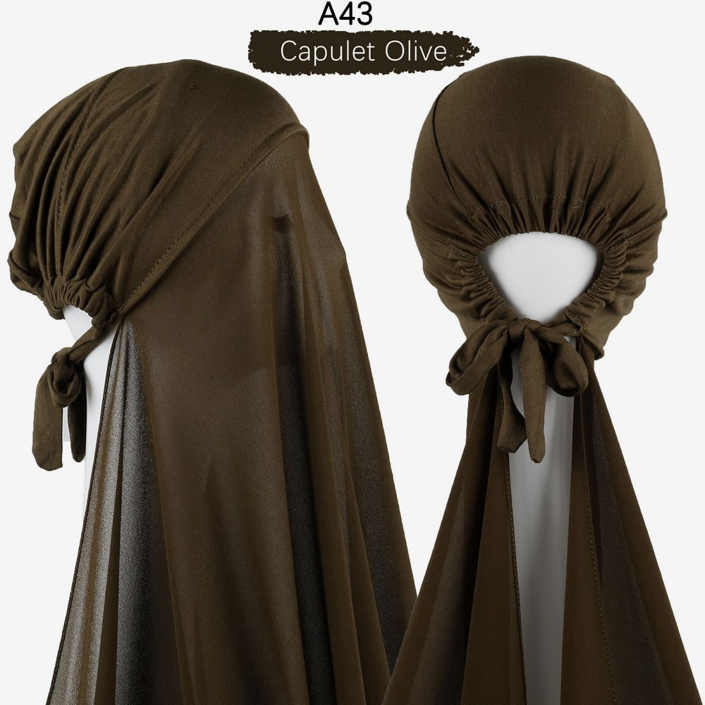 Iqra Joined Cap & Scarf