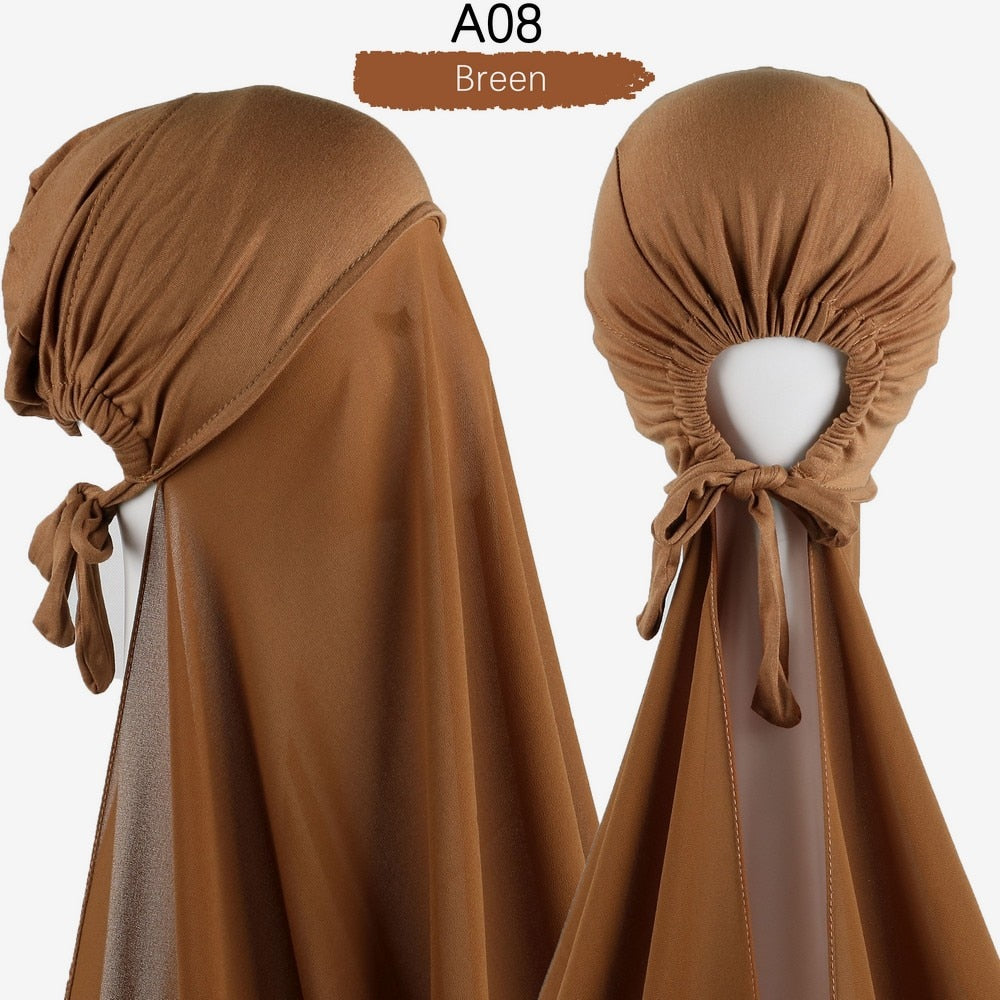 Iqra Joined Cap & Scarf