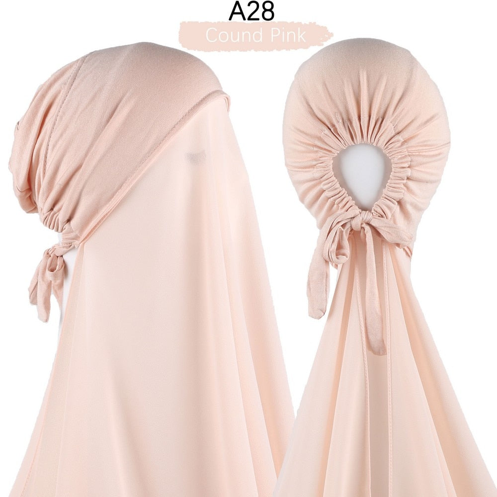 Iqra Joined Cap & Scarf