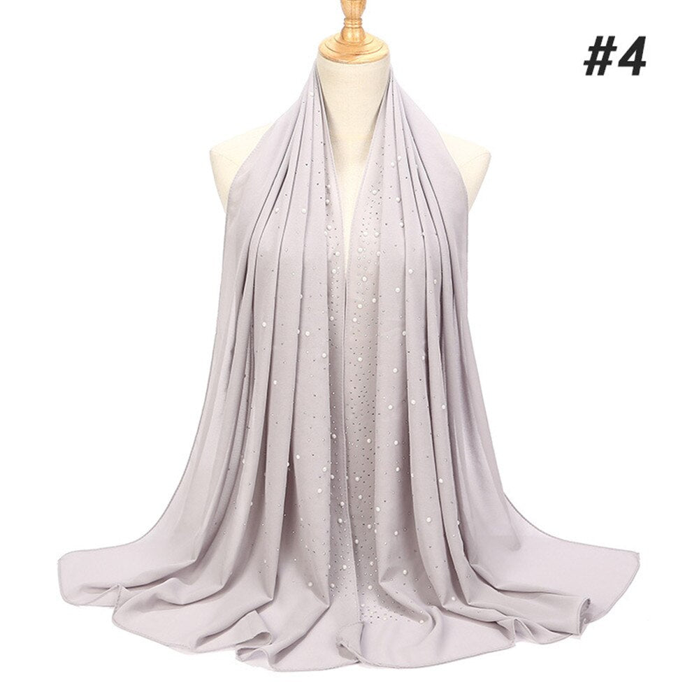 Maha Diamond Chiffon Scarf - Multiple Colours