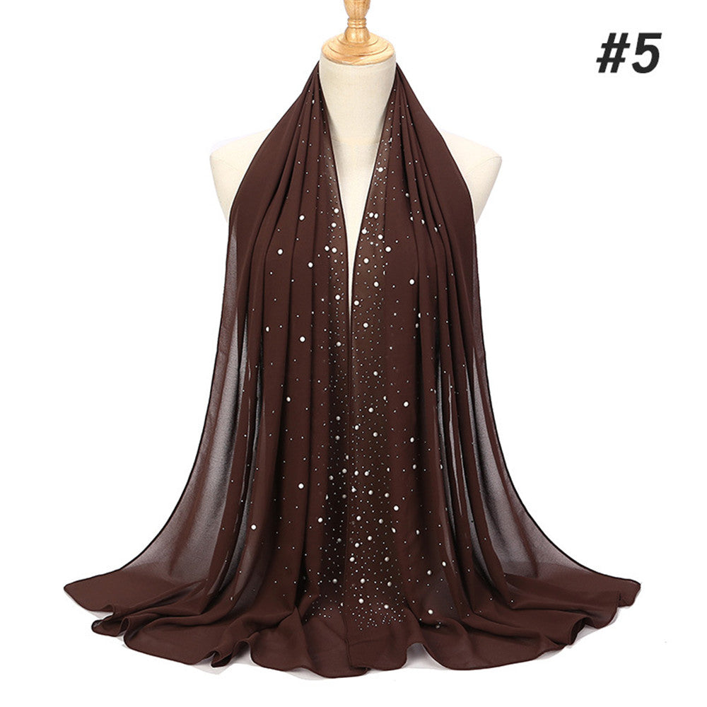 Maha Diamond Chiffon Scarf - Multiple Colours