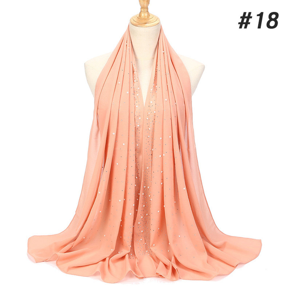 Maha Diamond Chiffon Scarf - Multiple Colours