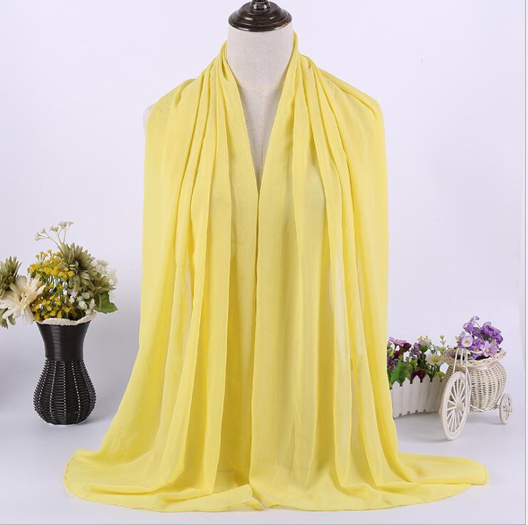 Dina Chiffon Scarf - Multiple Colours