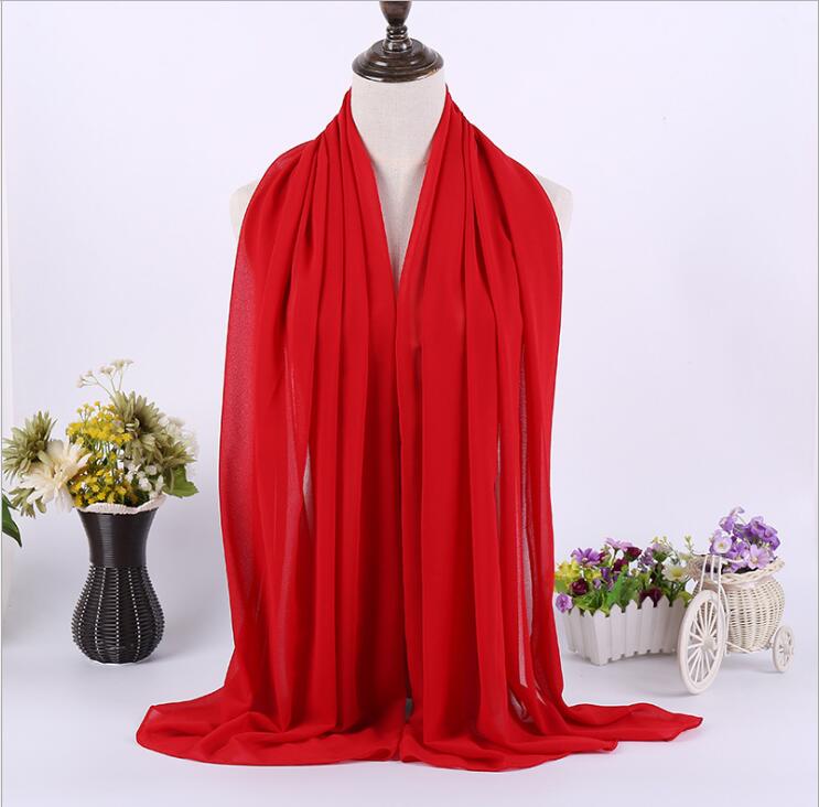 Dina Chiffon Scarf - Multiple Colours