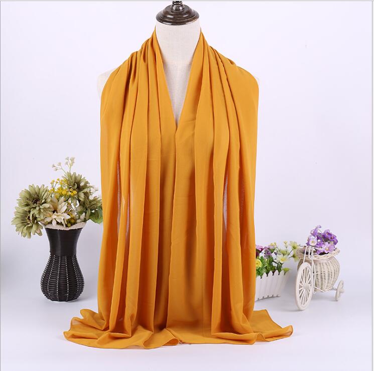 Dina Chiffon Scarf - Multiple Colours