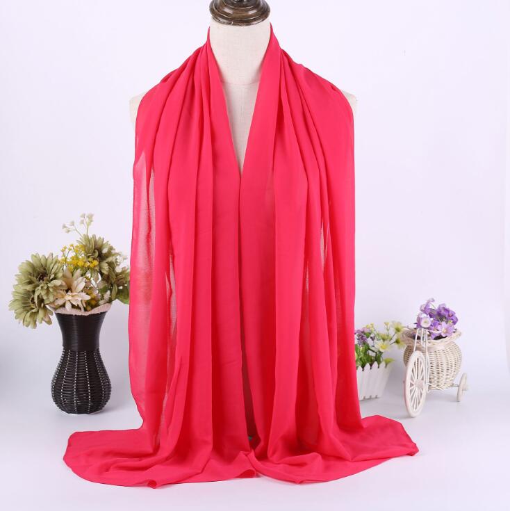 Dina Chiffon Scarf - Multiple Colours