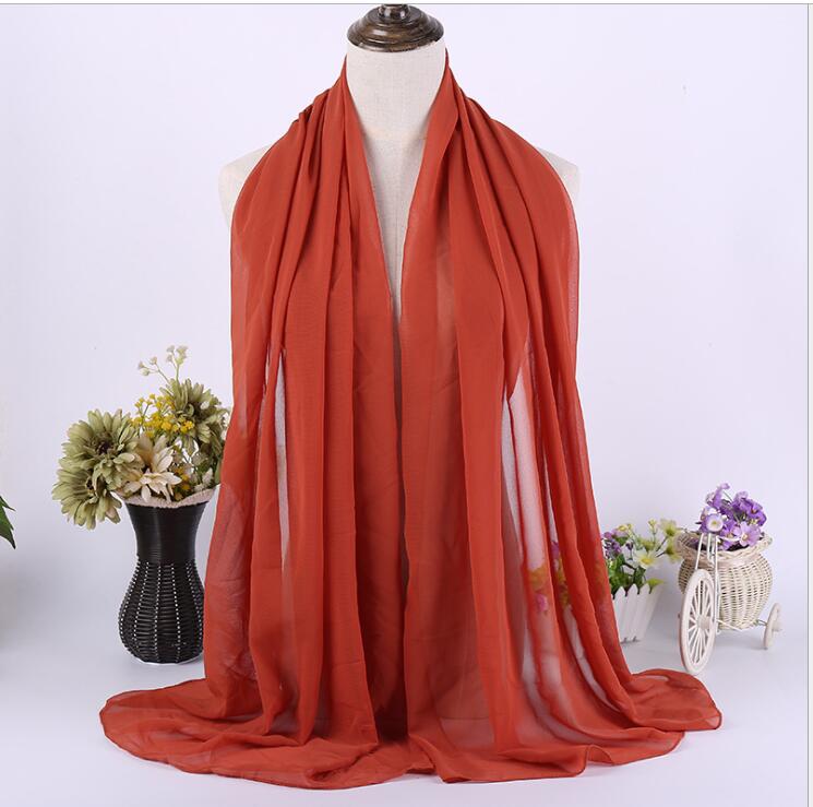 Dina Chiffon Scarf - Multiple Colours