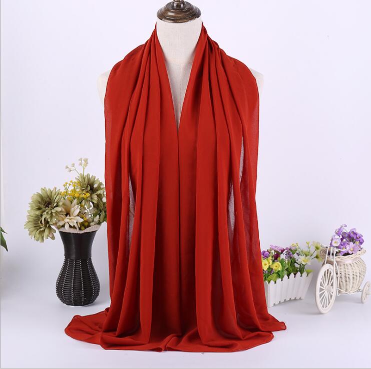 Dina Chiffon Scarf - Multiple Colours