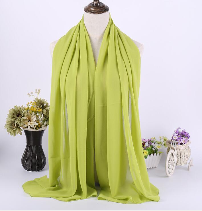 Dina Chiffon Scarf - Multiple Colours