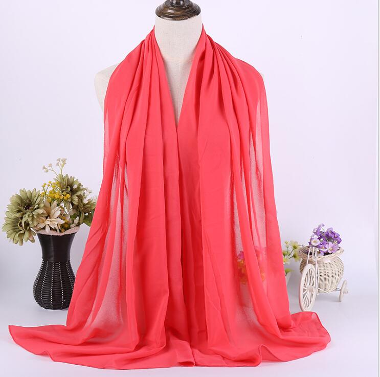 Dina Chiffon Scarf - Multiple Colours