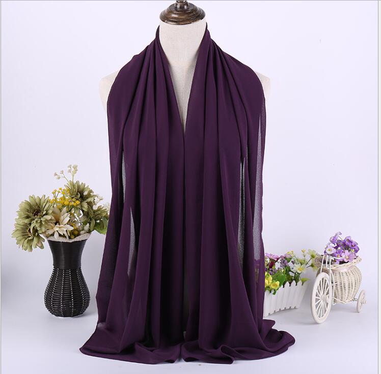 Dina Chiffon Scarf - Multiple Colours