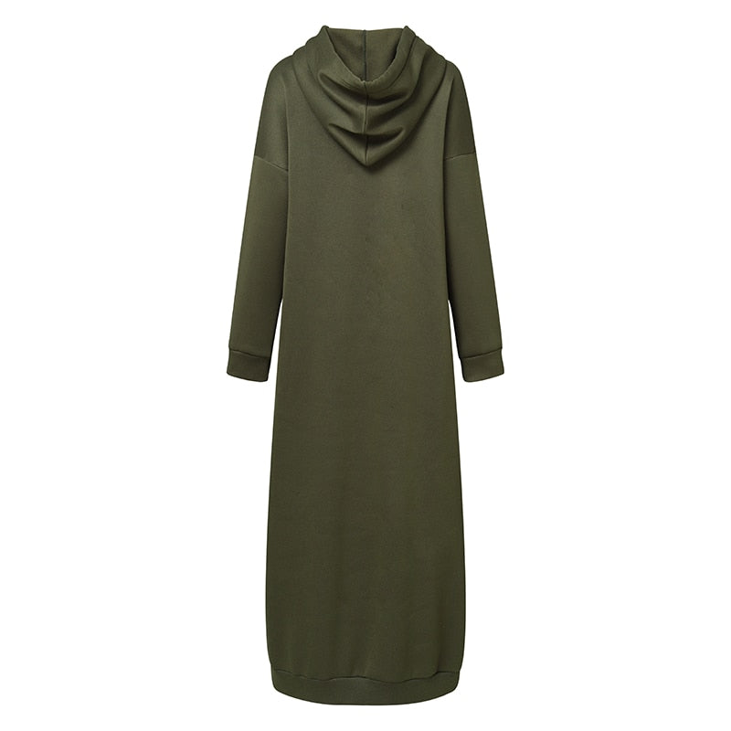 Always Comfy Hooded Dress - 3 Colours (S-5XL)