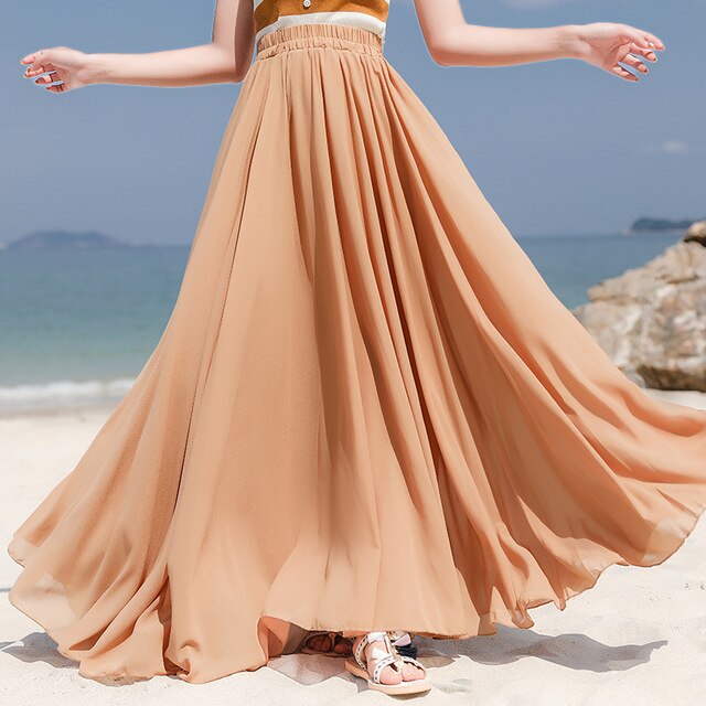 Summer Feelings Chiffon Skirt - Multiple Colours (S-XL)