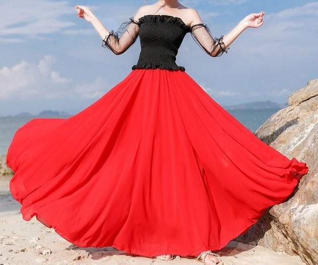 Summer Feelings Chiffon Skirt - Multiple Colours (S-XL)