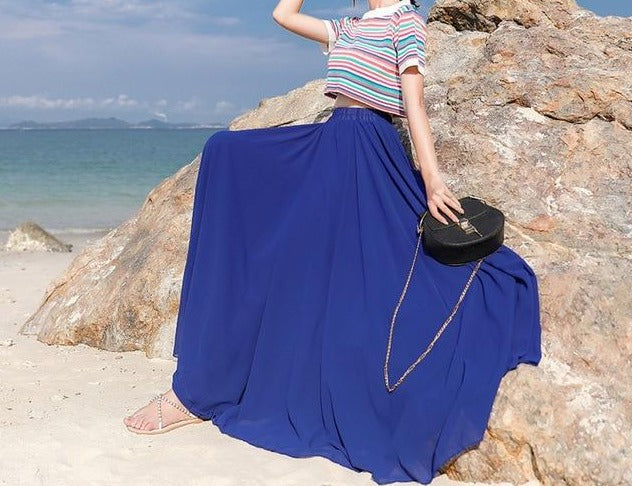 Summer Feelings Chiffon Skirt - Multiple Colours (S-XL)