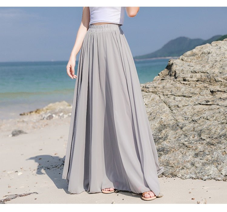 Summer Feelings Chiffon Skirt - Multiple Colours (S-XL)
