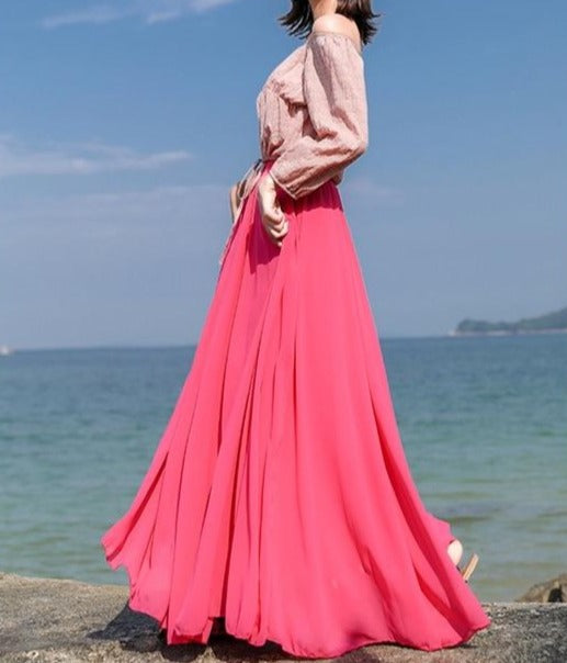 Summer Feelings Chiffon Skirt - Multiple Colours (S-XL)