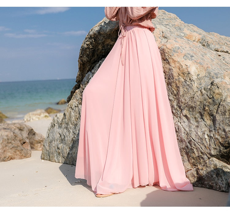 Summer Feelings Chiffon Skirt - Multiple Colours (S-XL)