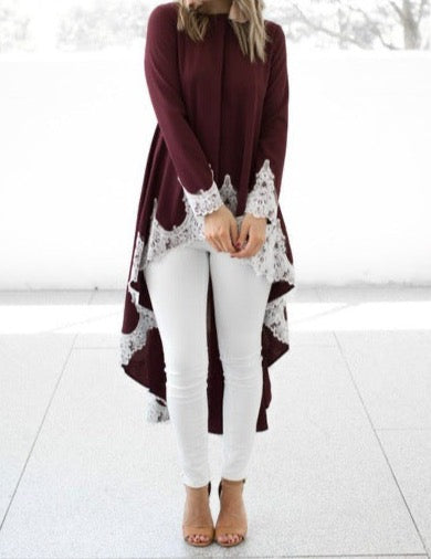 Upper Class Lace Top - 3 Colours (S-5XL)