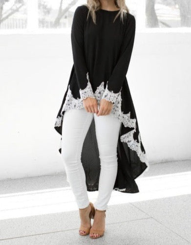 Upper Class Lace Top - 3 Colours (S-5XL)