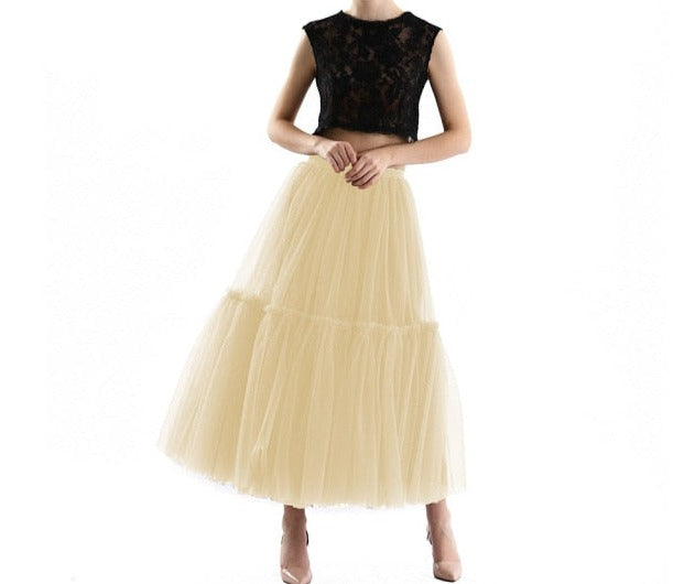 Natural Charm Skirt - Multiple Colours