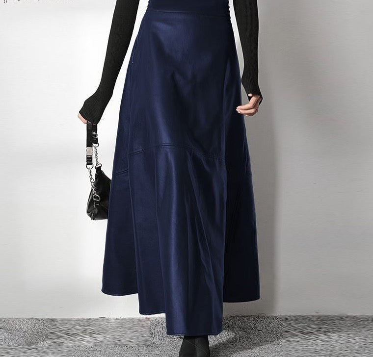 Simple & Classy Pu Skirt - 3 Colours (S-5XL)