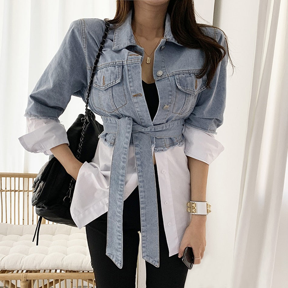 Hand In Hand Denim Jacket (S-XL)