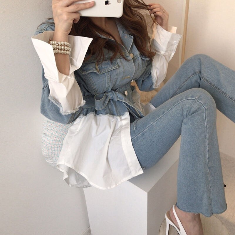 Hand In Hand Denim Jacket (S-XL)