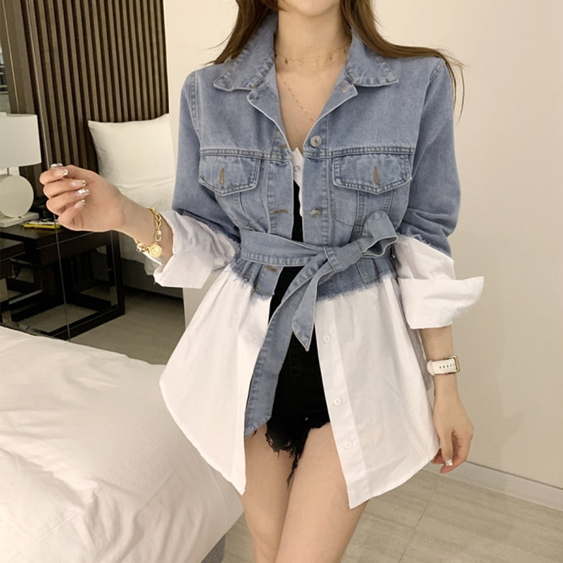 Hand In Hand Denim Jacket (S-XL)