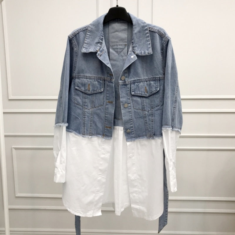 Hand In Hand Denim Jacket (S-XL)