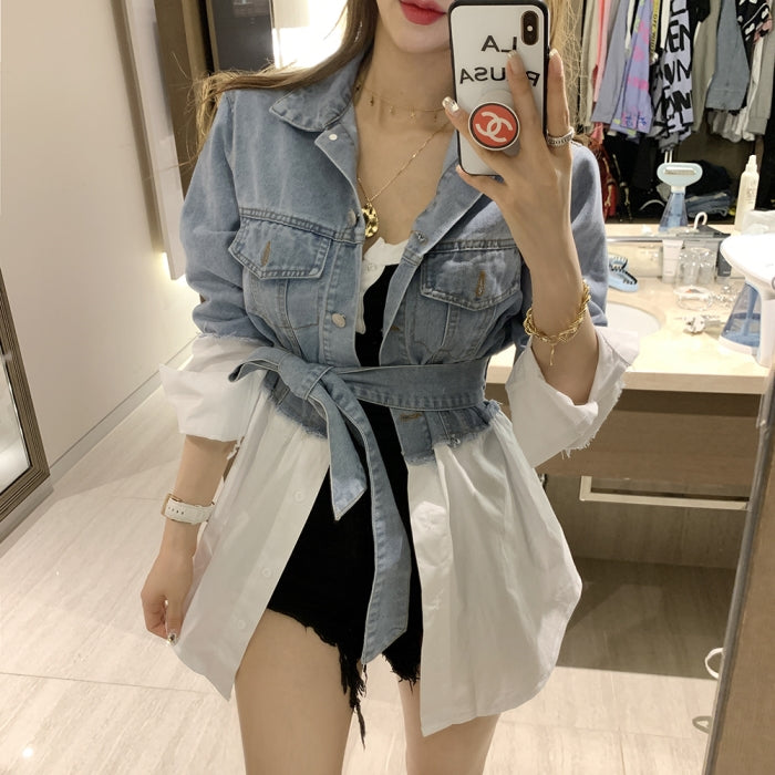 Hand In Hand Denim Jacket (S-XL)