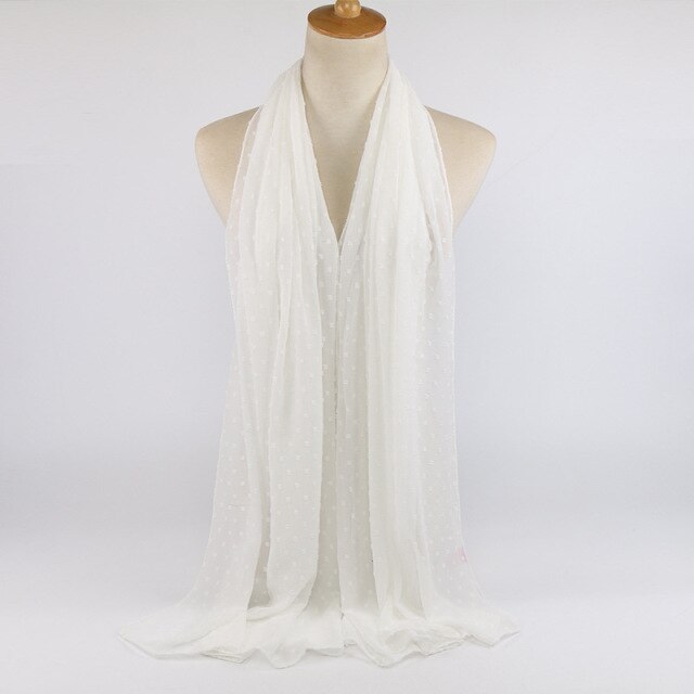 Elisa Bubble Chiffon Scarf - Multiple Colours