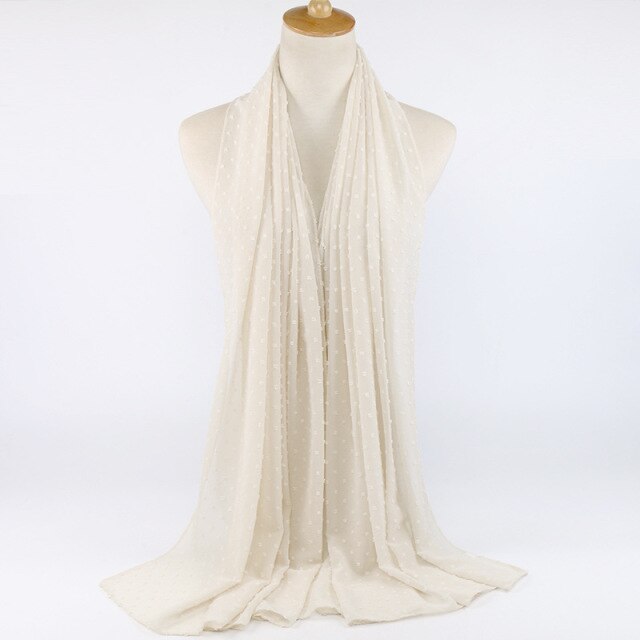 Elisa Bubble Chiffon Scarf - Multiple Colours