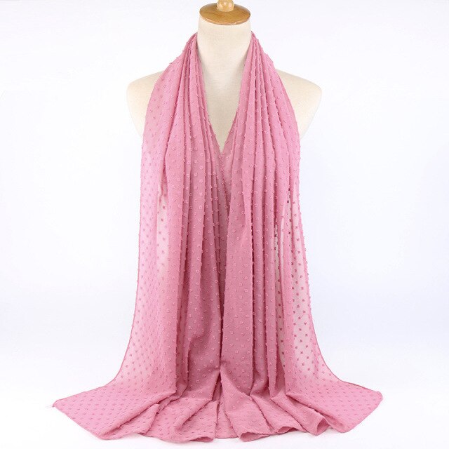 Elisa Bubble Chiffon Scarf - Multiple Colours