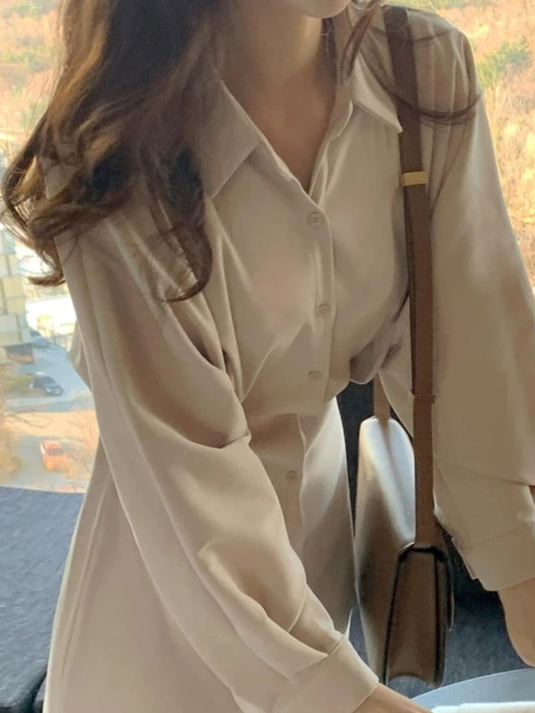 Ehla Shirt Dress - 3 Colours (S-XL)