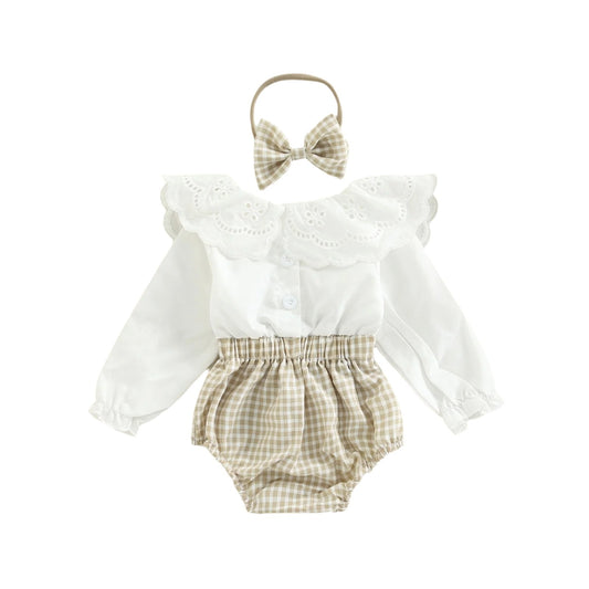 Anika Romper & Bow Set