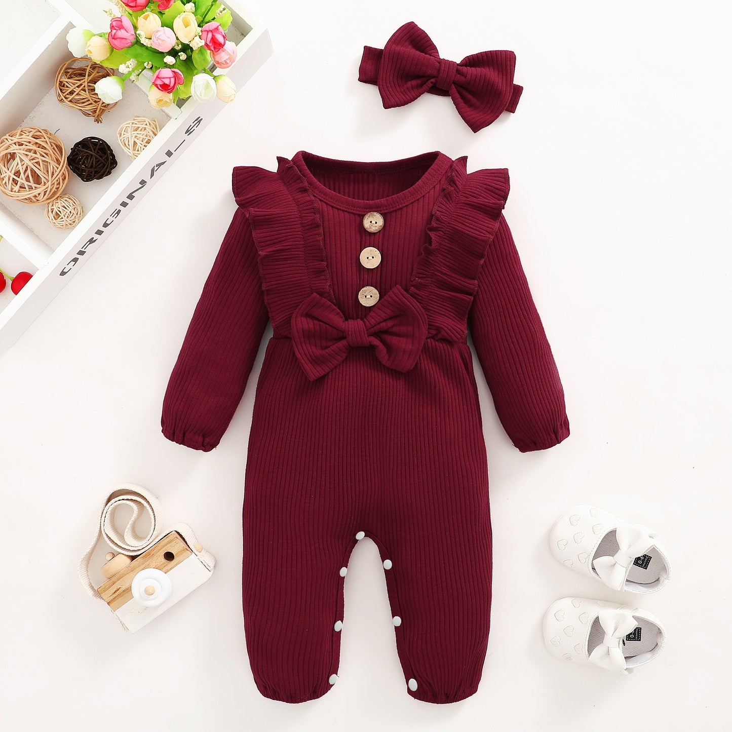 You Complete Me Romper & Bow