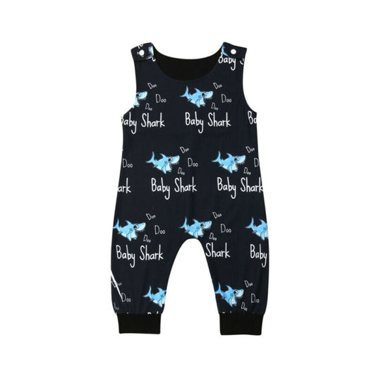 Baby Shark Sleeveless Romper