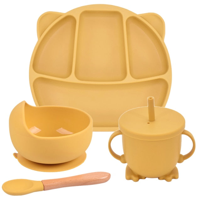 Big Tummys 4Pc Silicone Plate Set