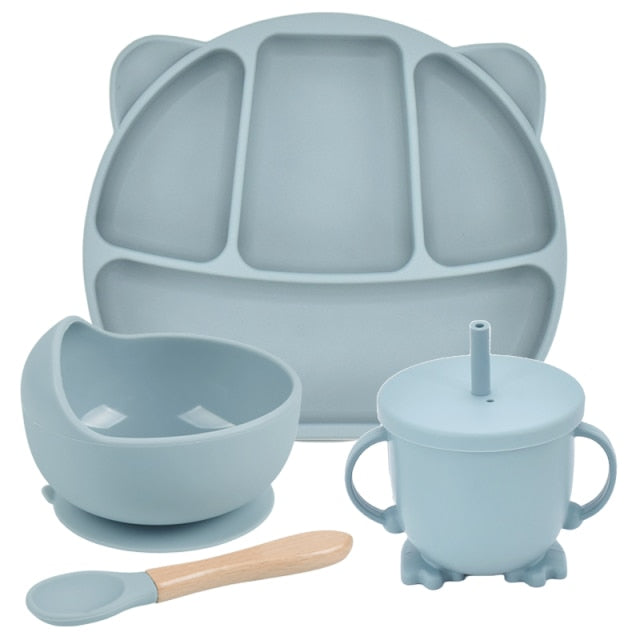 Big Tummys 4Pc Silicone Plate Set