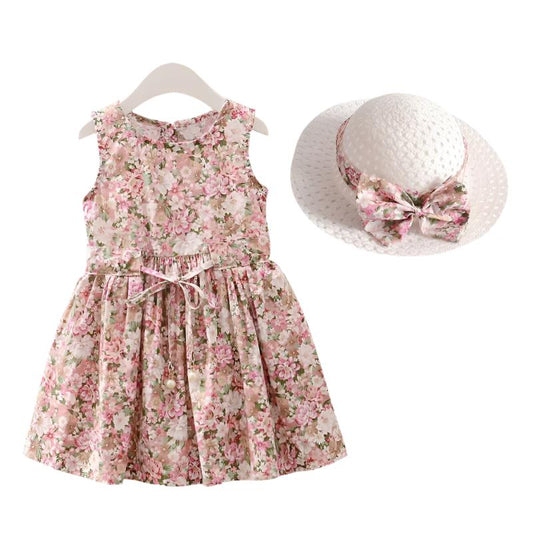 Under A Shady Tree Dress & Hat Set