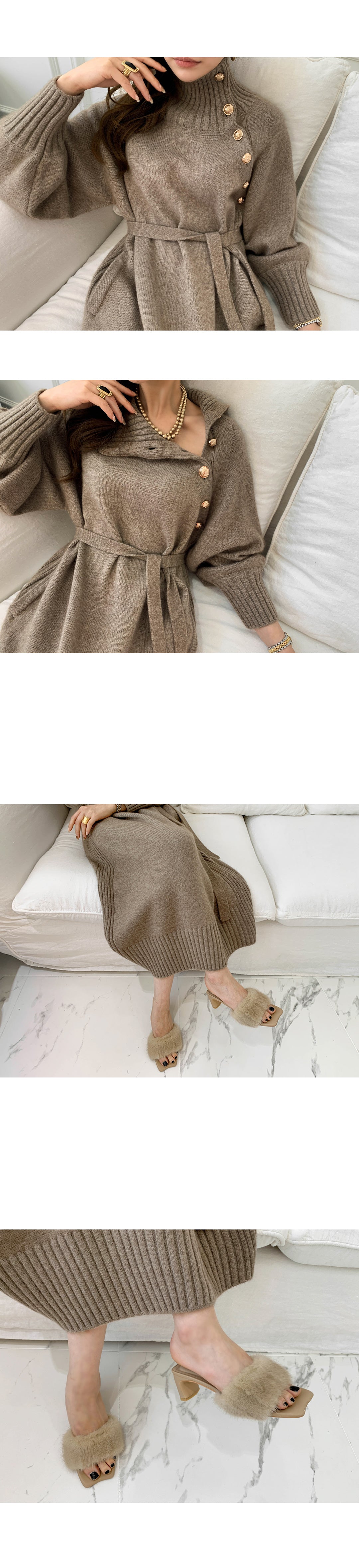 Elena Elegant Sweater Dress - Multiple Colours (S-XL)