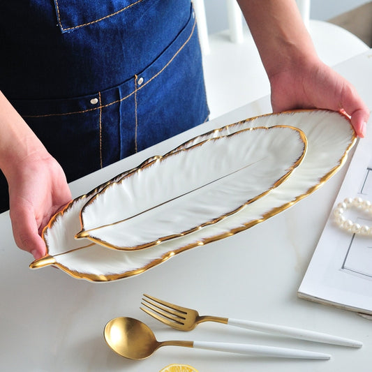 Serafina Luxury Feather Plate