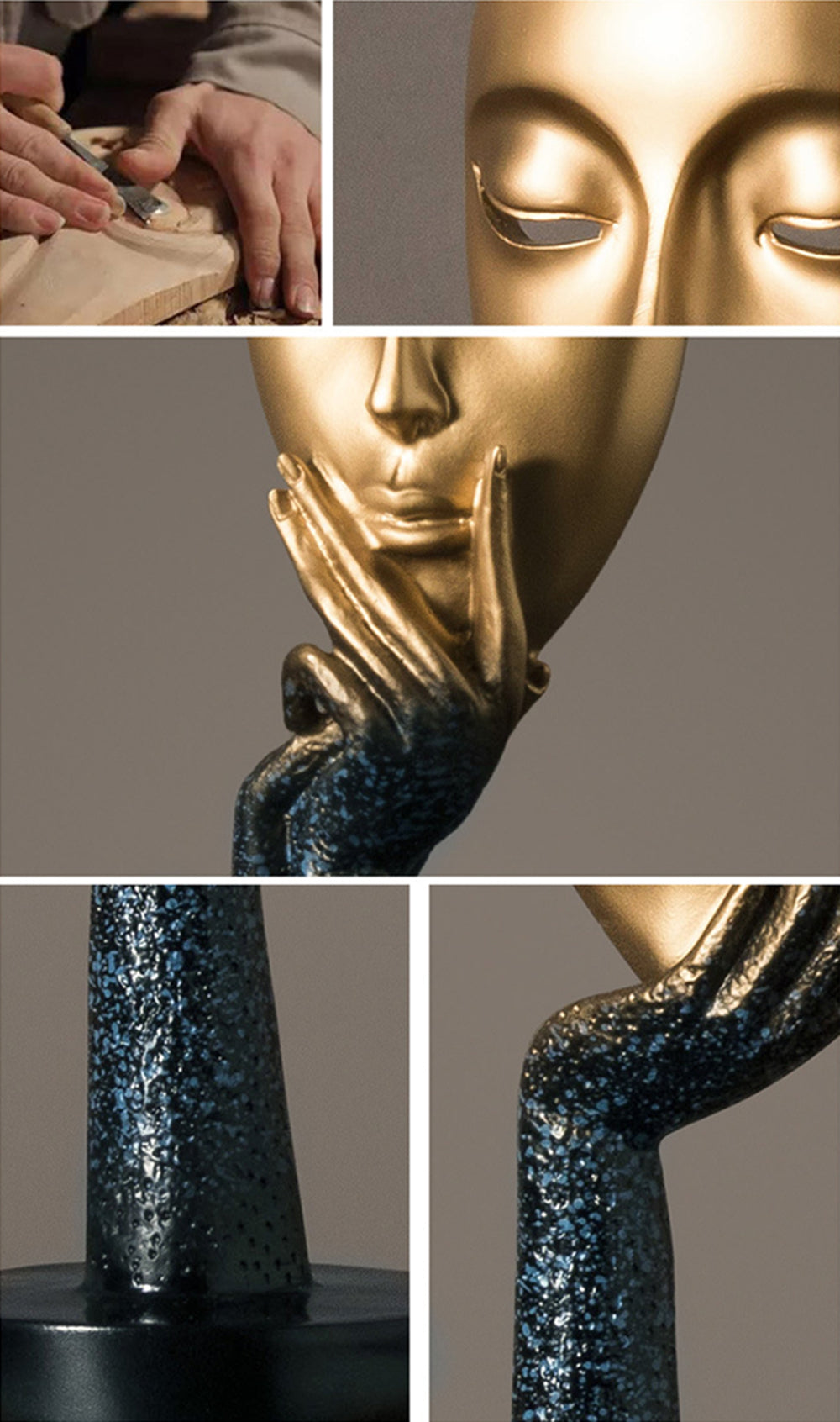 Behind My Mask Sculptures
