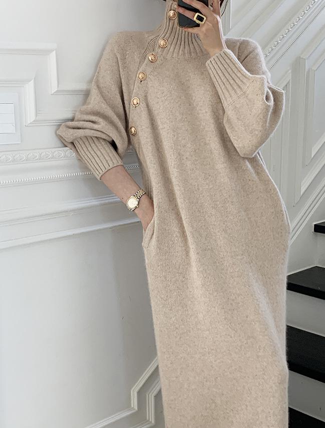 Elena Elegant Sweater Dress - Multiple Colours (S-XL)