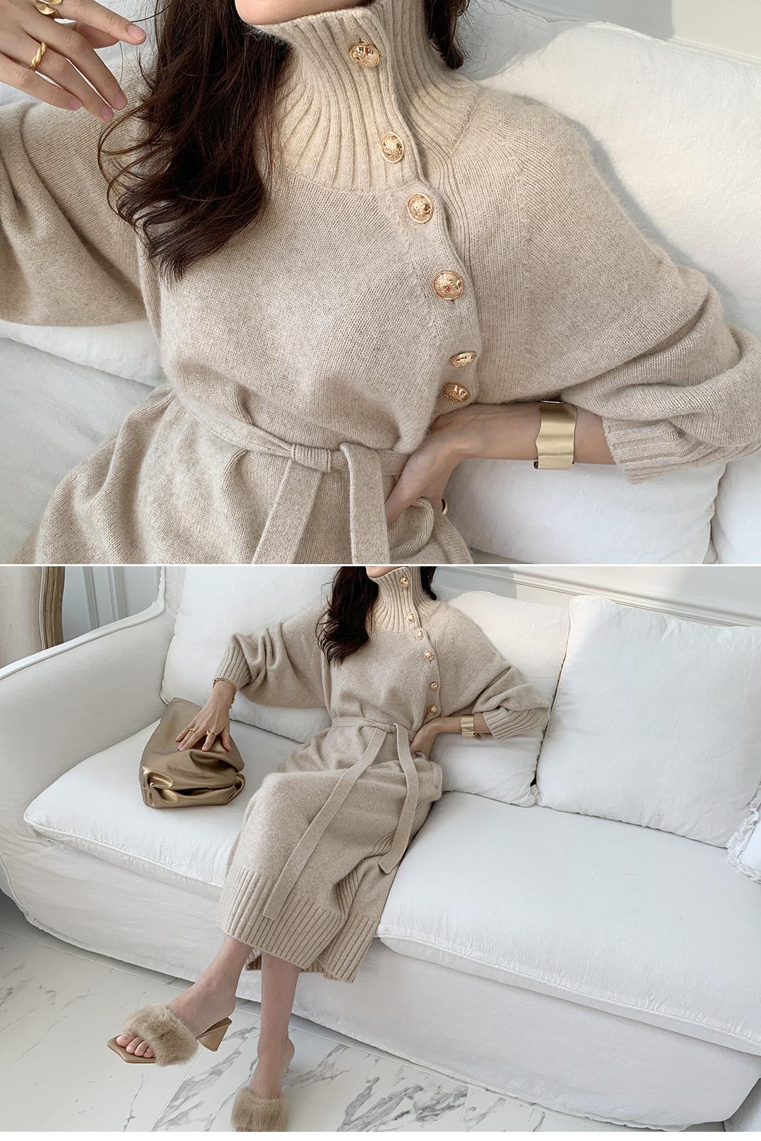 Elena Elegant Sweater Dress - Multiple Colours (S-XL)